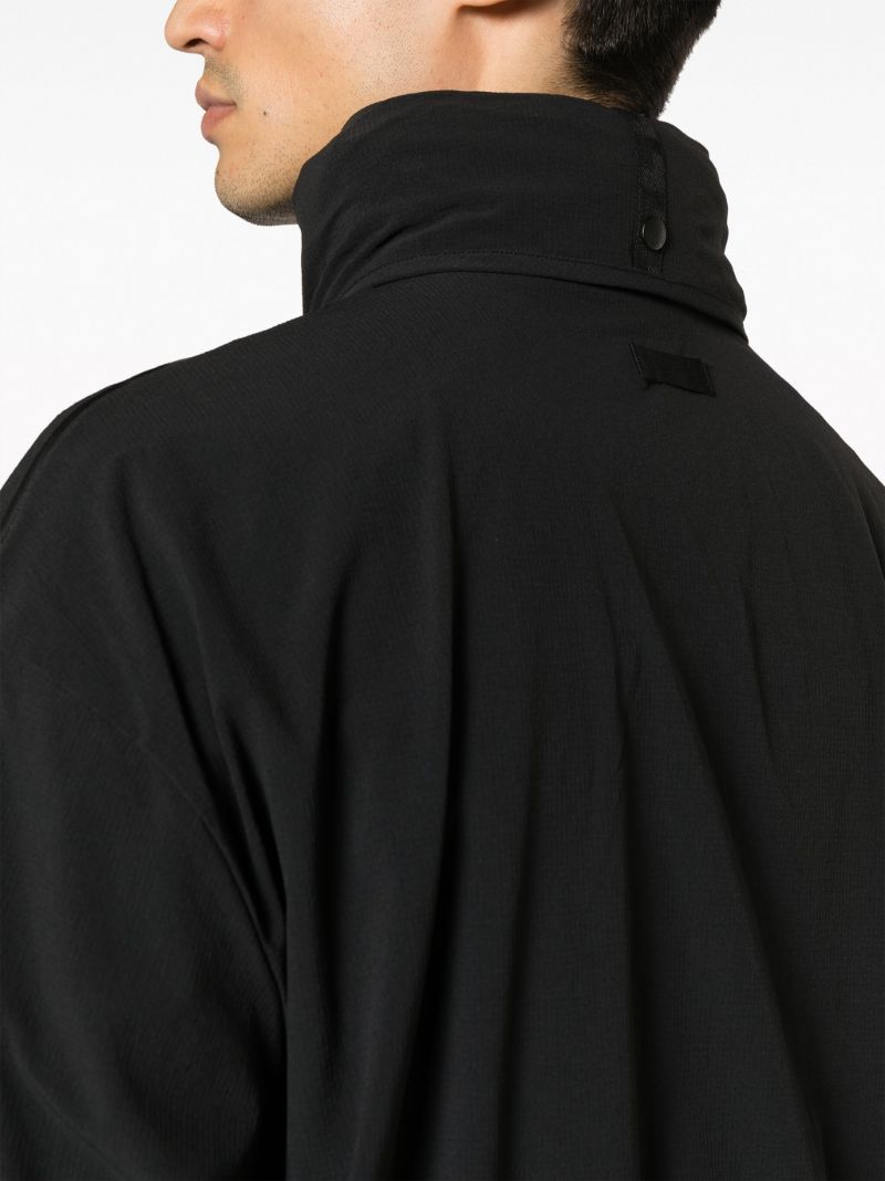 Black Double Knit Hoodie