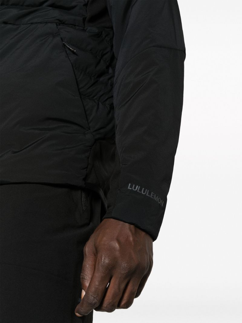 Black Down for It All Padded Jacket