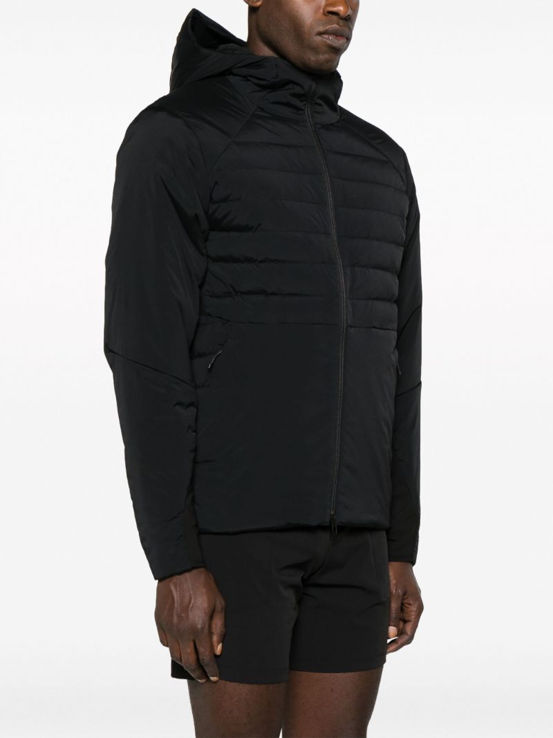 Black Down for It All Padded Jacket