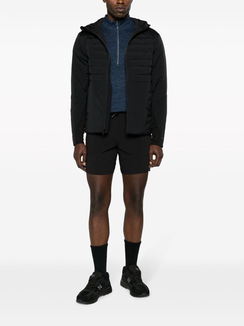 Black Down for It All Padded Jacket
