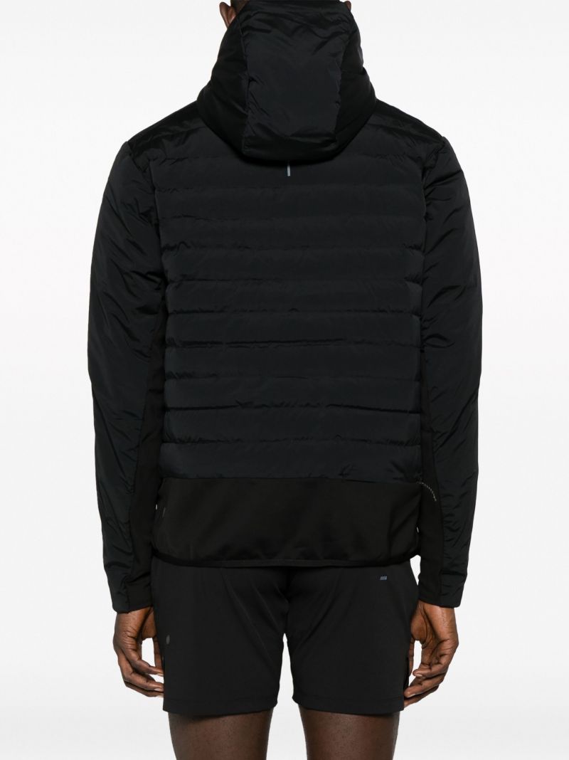 Black Down for It All Padded Jacket