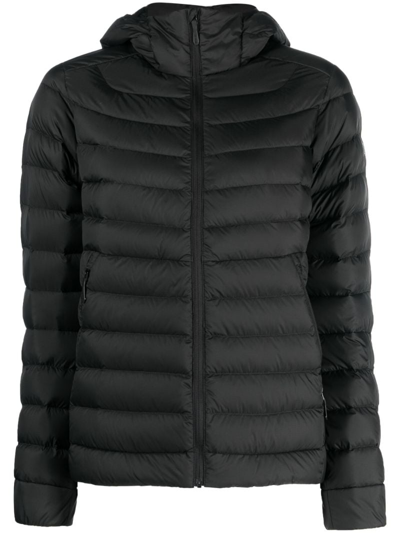 Black Hooded Puffer Jacket