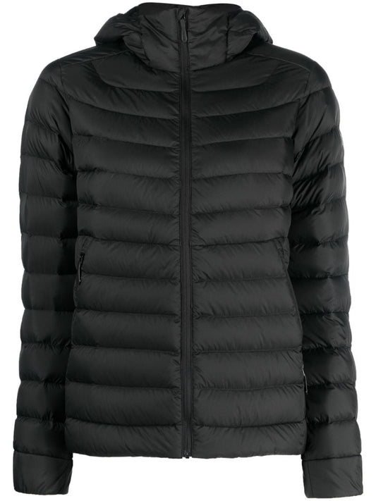 Black Hooded Puffer Jacket