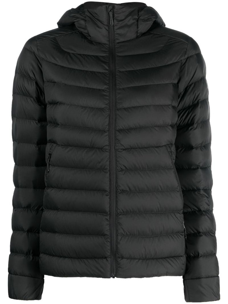 Black Hooded Puffer Jacket