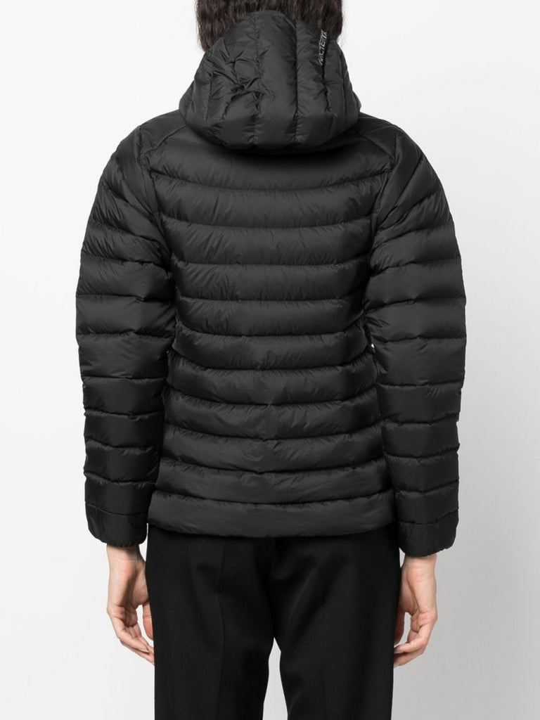 Black Hooded Puffer Jacket
