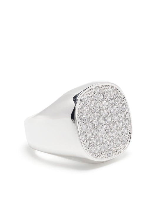 Sterling Silver Lactea Crystal Ring