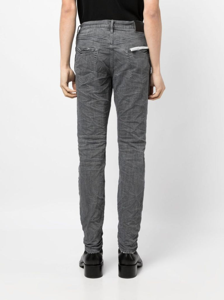 Grey Patchwork Jeans