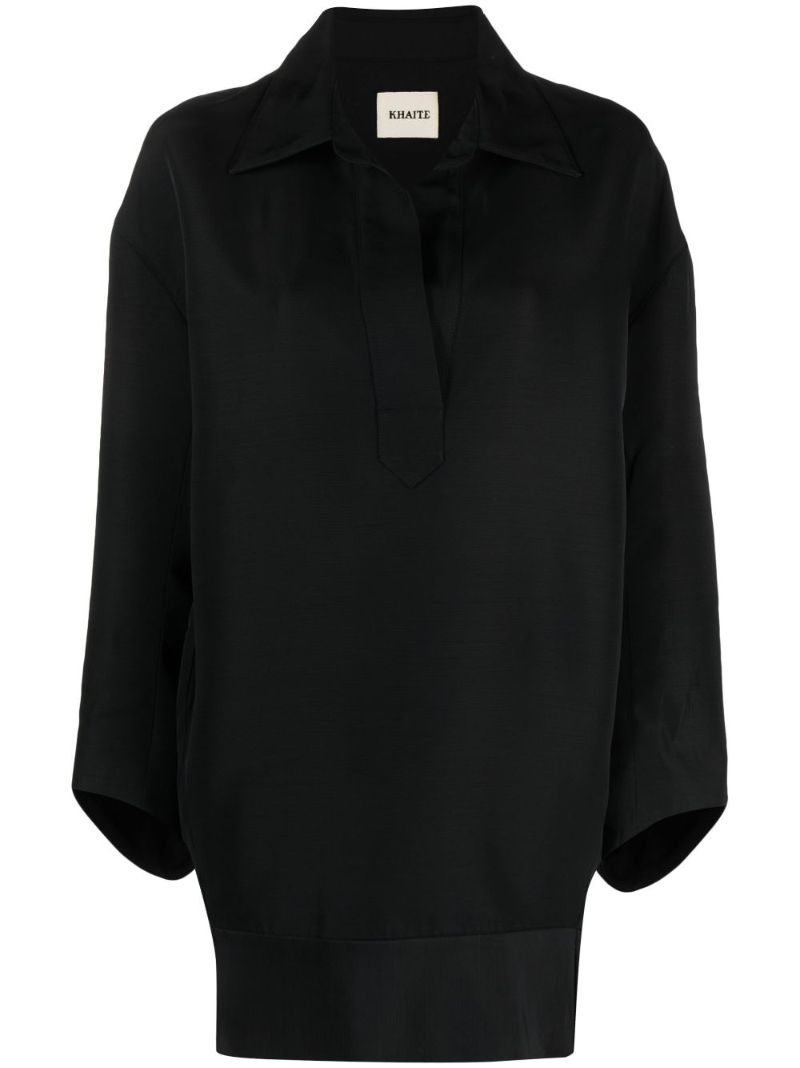 Black Kal Shirt Dress