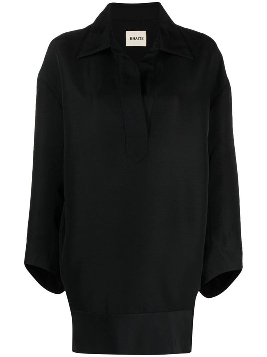 Black Kal Shirt Dress
