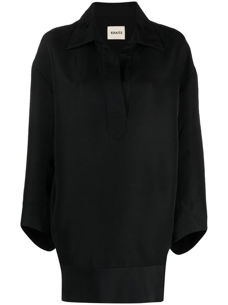 Black Kal Shirt Dress