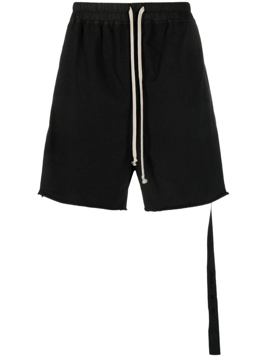 Black Strap Detailed Track Shorts