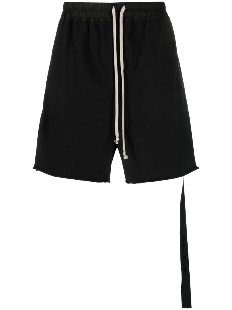 Black Strap Detailed Track Shorts