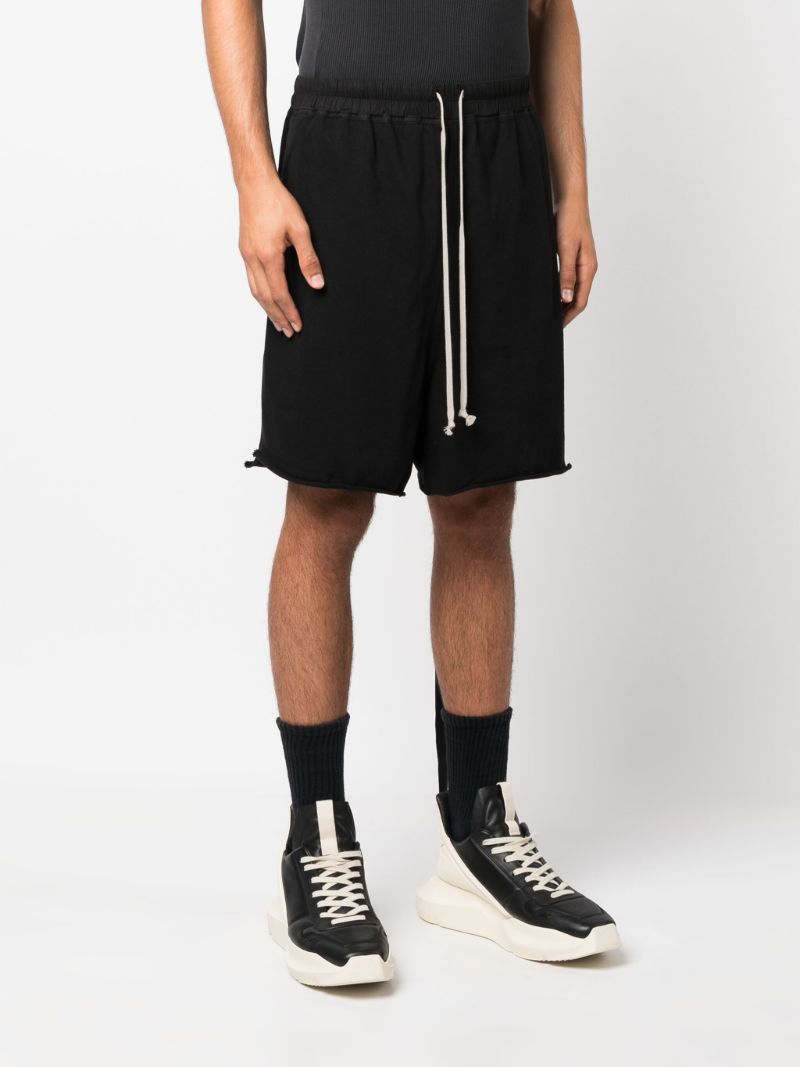 Black Strap Detailed Track Shorts