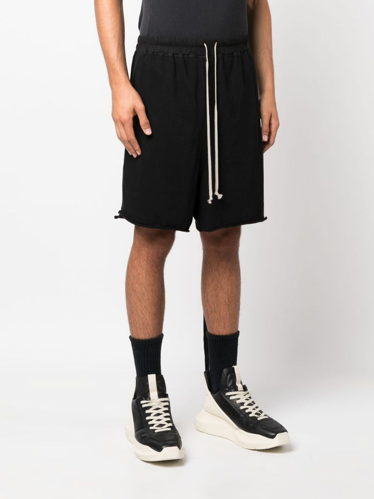 Black Strap Detailed Track Shorts