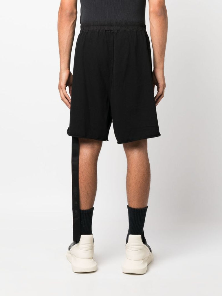 Black Strap Detailed Track Shorts