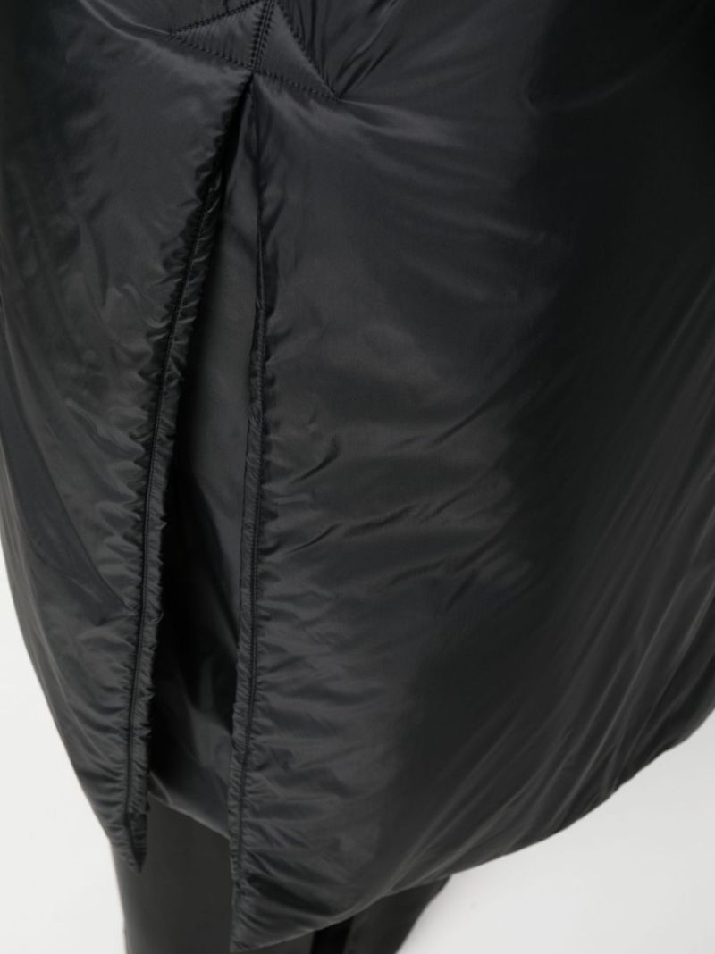 Black Belted Padded Coat