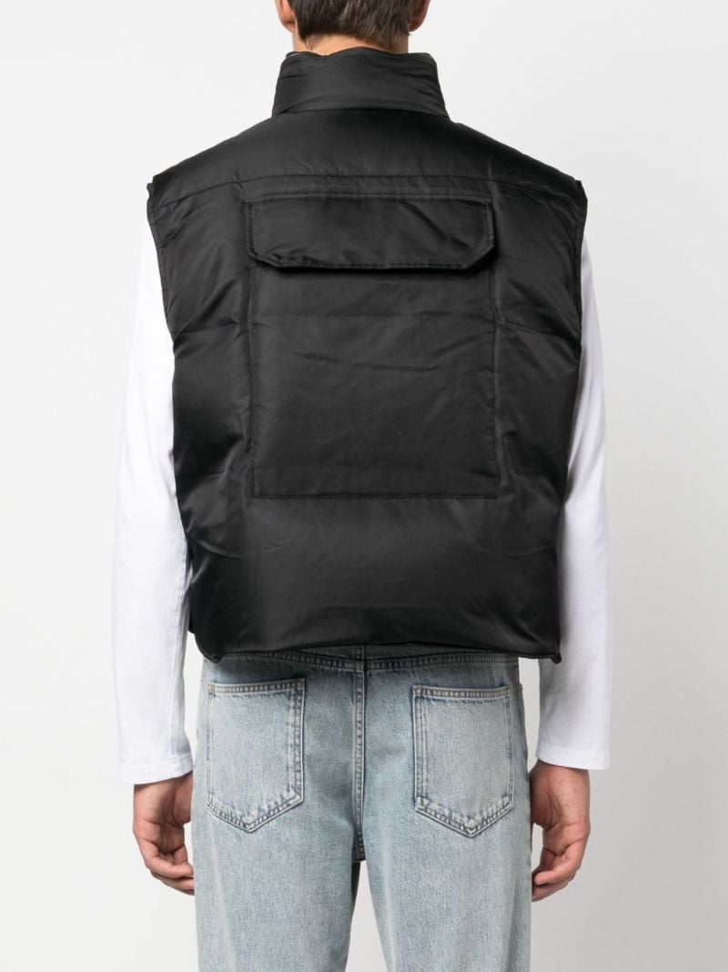 Black Quilted Gilet