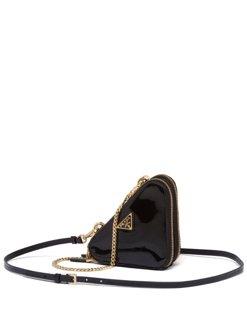 Black Patent Leather Mini Bag
