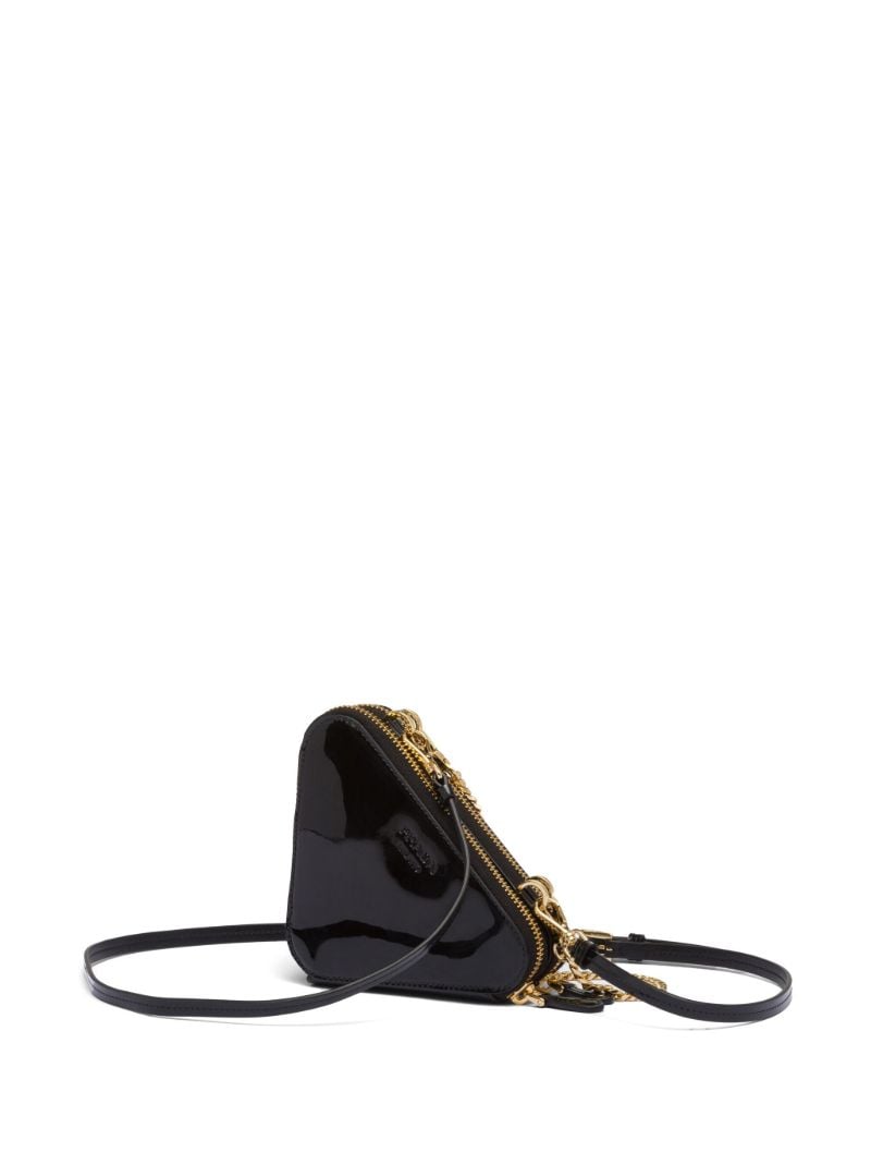 Black Patent Leather Mini Bag