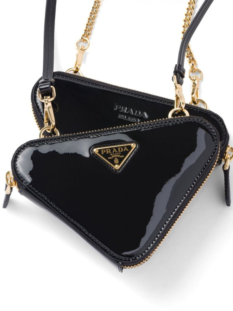 Black Patent Leather Mini Bag