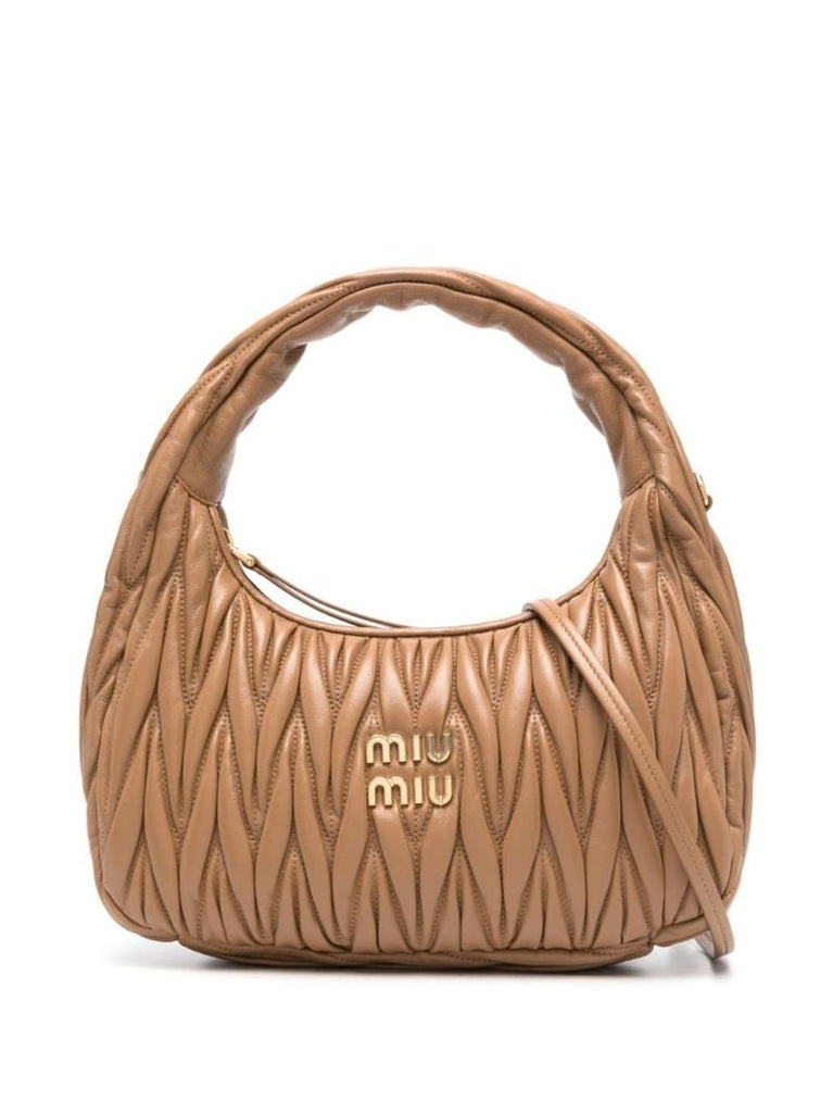 Brown Wander MatelassÃ_x0083_Â© Shoulder Bag