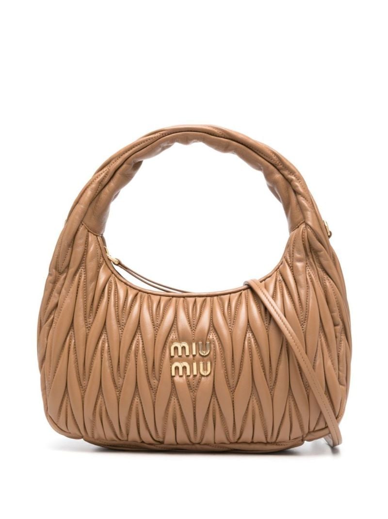 Brown Wander MatelassÃ_x0083_Â© Shoulder Bag