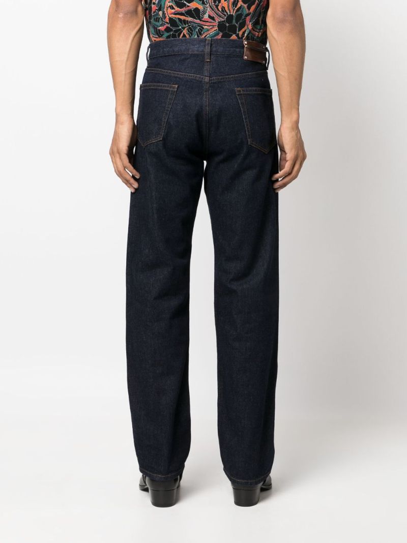 Blue Panthero Straight-leg Jeans