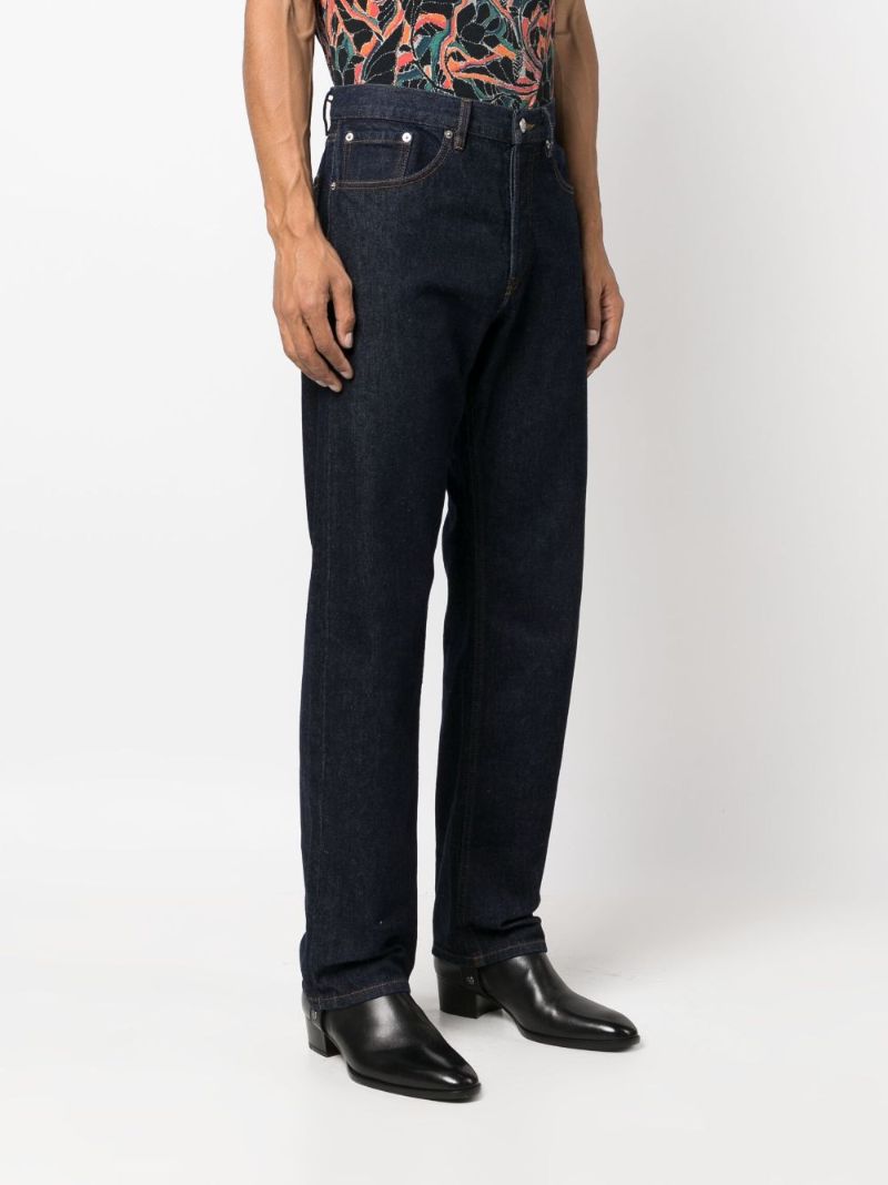 Blue Panthero Straight-leg Jeans