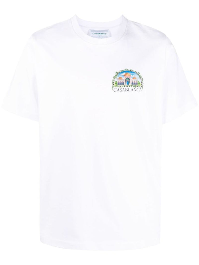 White Vue De Damas T-shirt