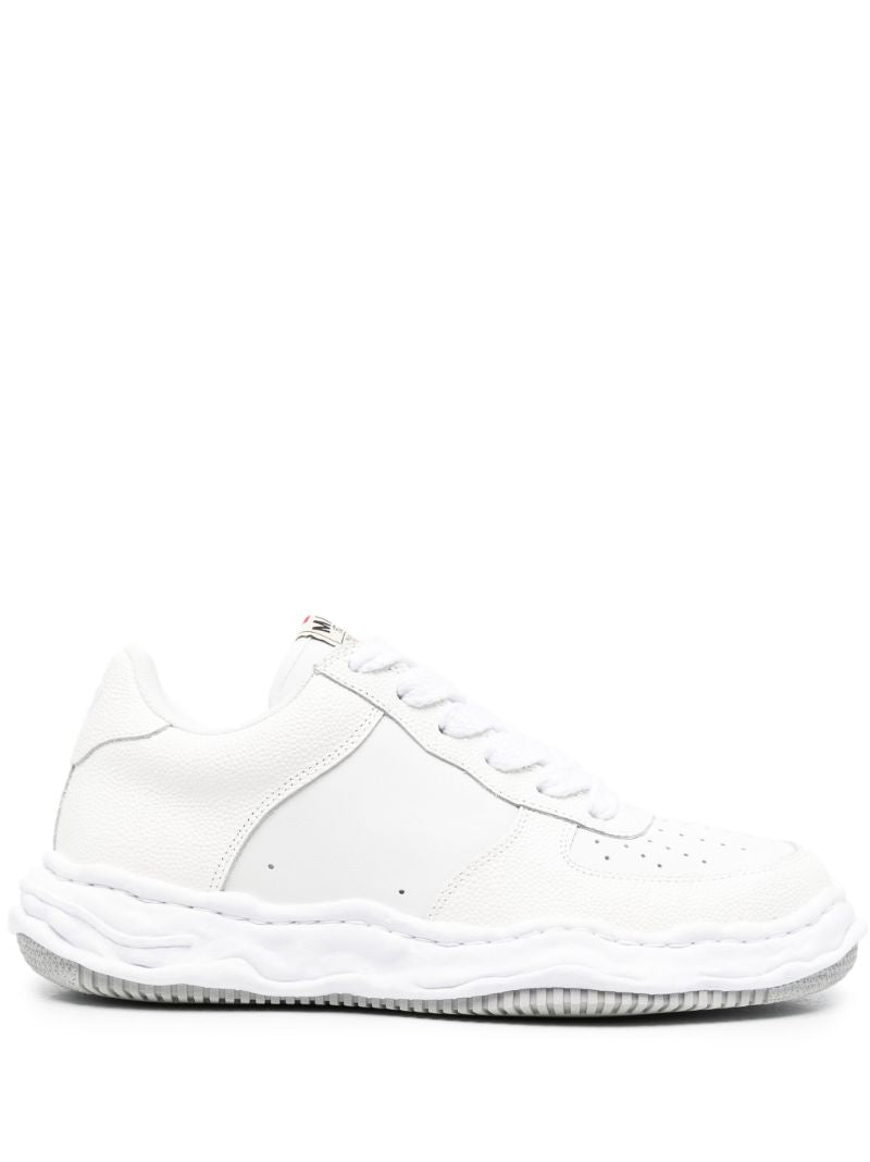 White Wayne Lace-up Sneakers