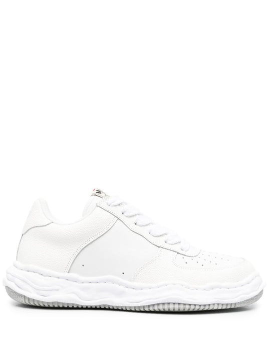 White Wayne Lace-up Sneakers