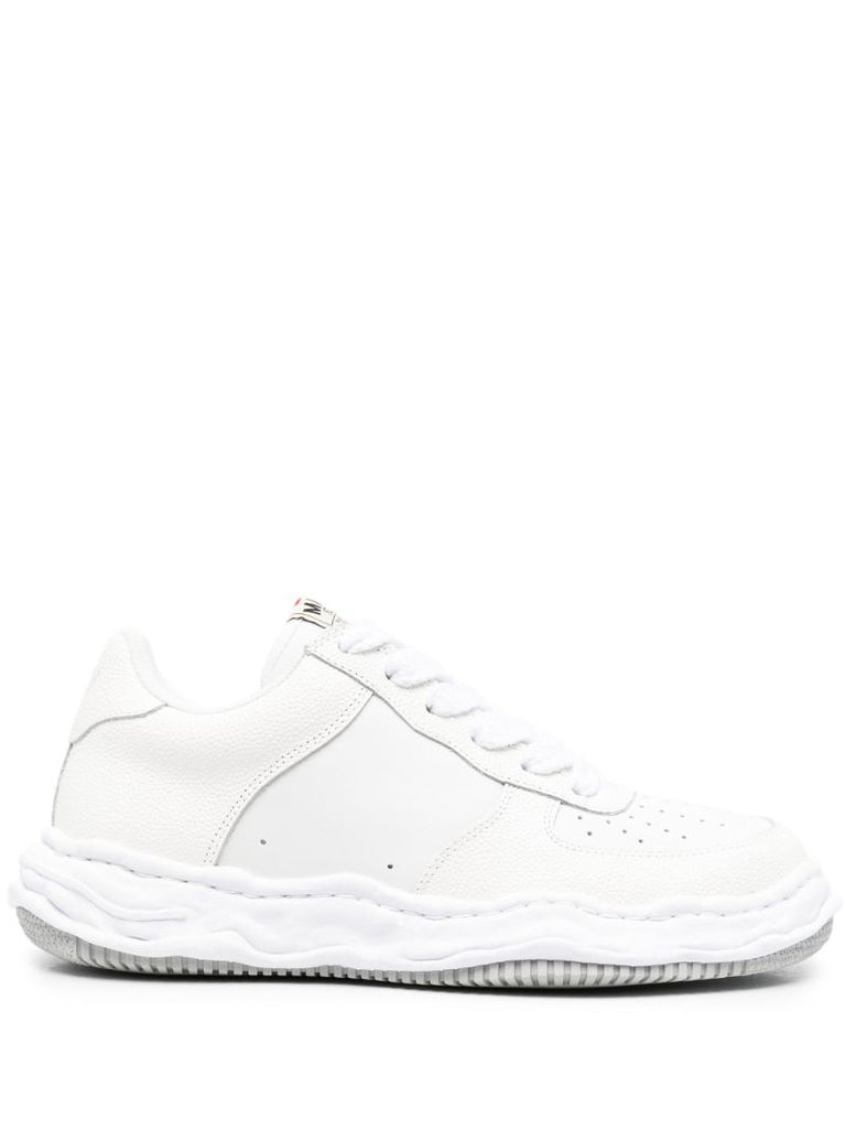 White Wayne Lace-up Sneakers