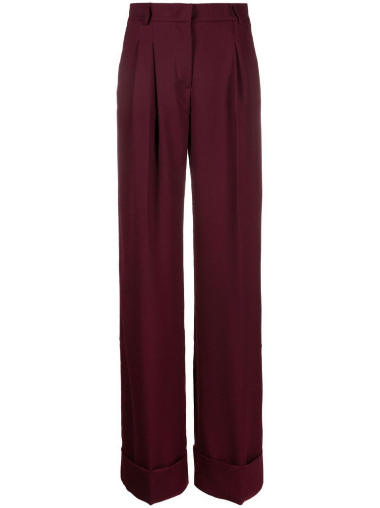 Brown Natalie Wide-leg Trousers