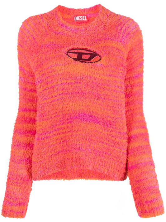 Orange Oval D Sweater