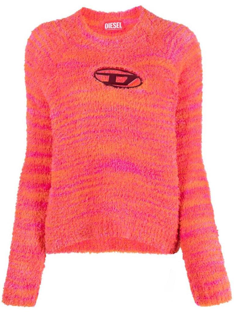 Orange Oval D Sweater