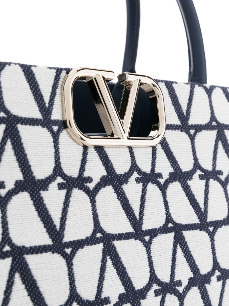 White Toile Iconographe Medium Tote Bag