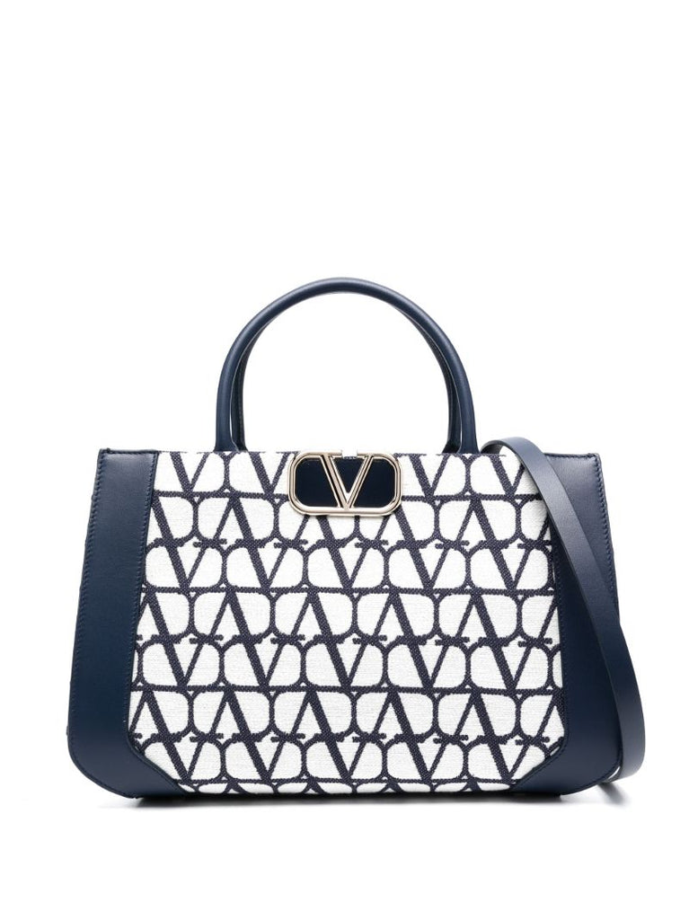 White Toile Iconographe Medium Tote Bag