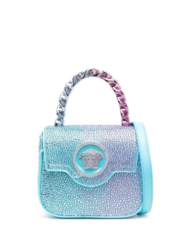 Blue Crystal La Medusa Mini Bag