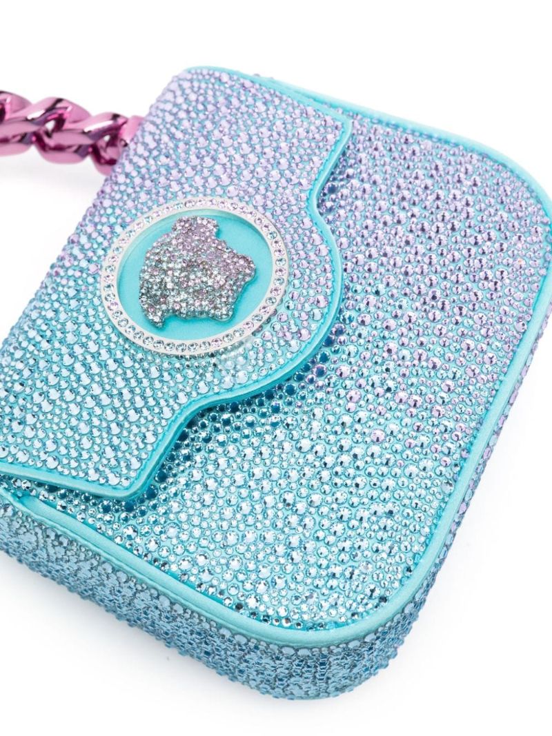 Blue Crystal La Medusa Mini Bag