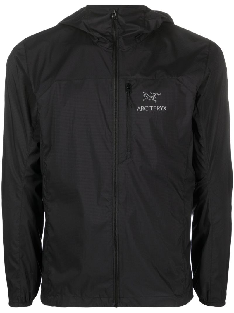 Black Squamish Hooded Jacket