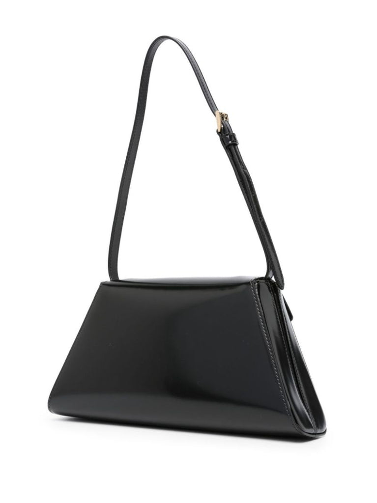 Black Leather Shoulder Bag