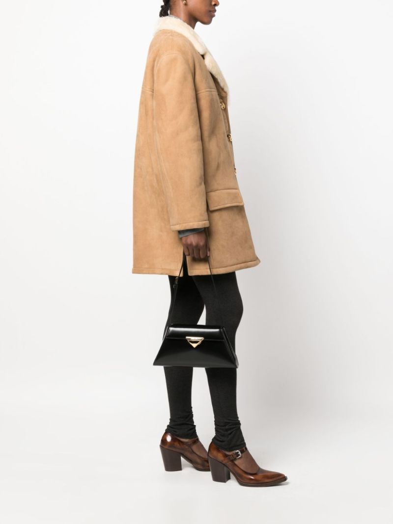 Black Leather Shoulder Bag