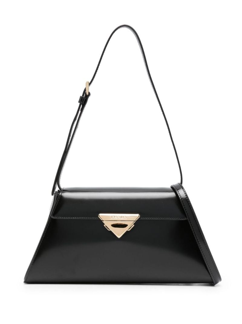 Black Leather Shoulder Bag