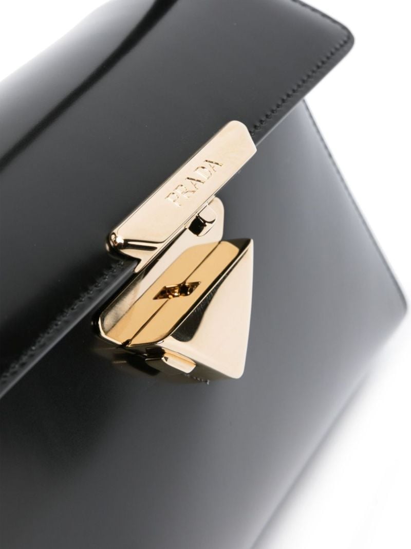Black Leather Shoulder Bag
