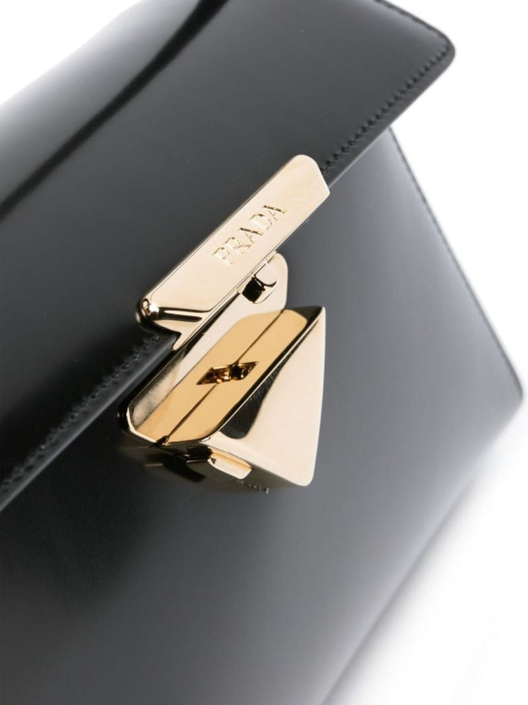 Black Leather Shoulder Bag