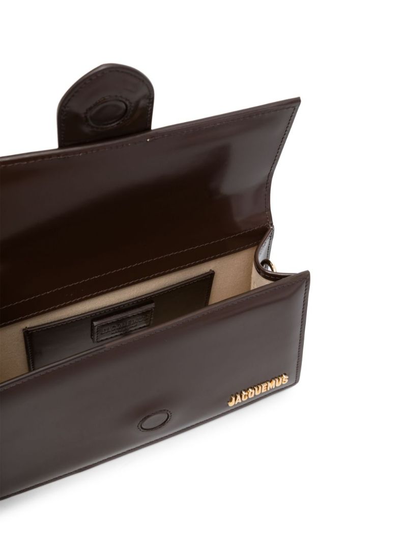 Brown Le Grand Bambino Leather Top Handle Bag
