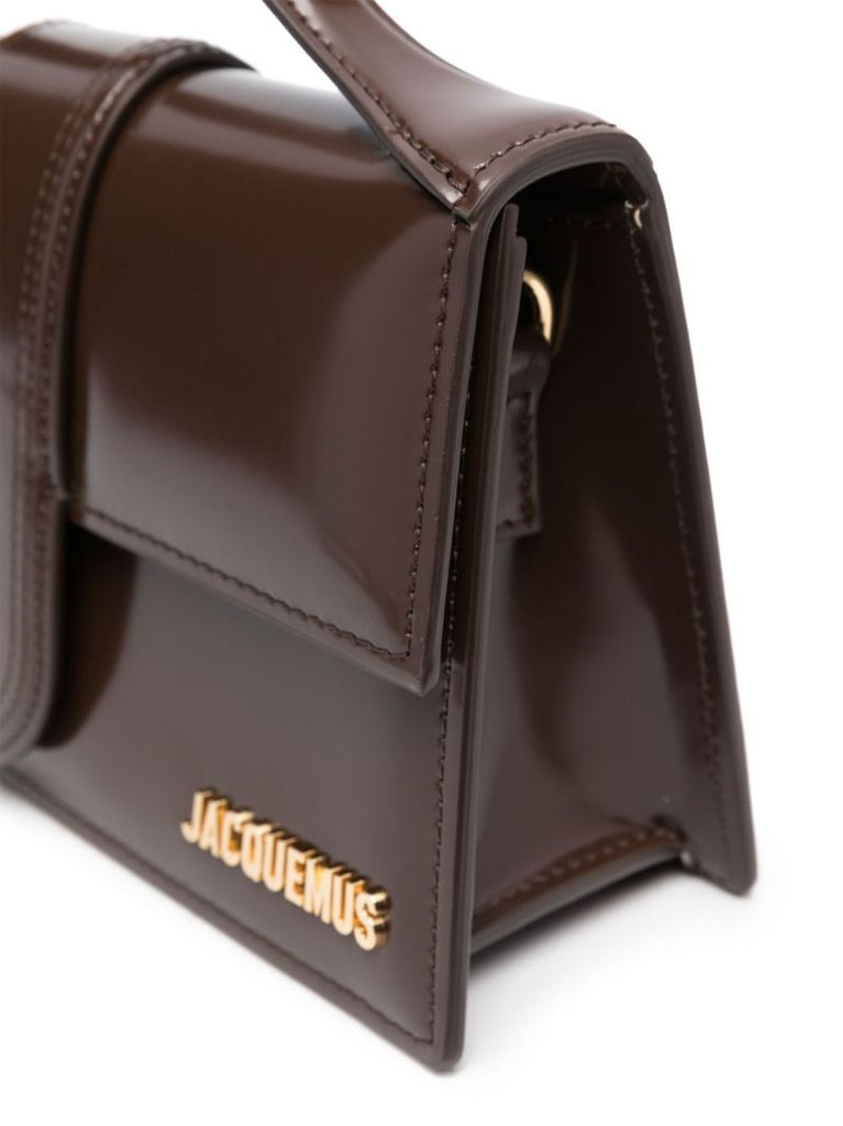 Brown Le Grand Bambino Leather Top Handle Bag
