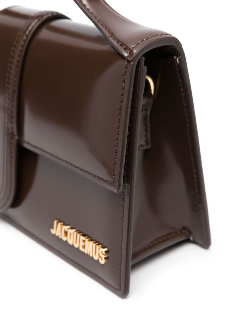 Brown Le Grand Bambino Leather Top Handle Bag