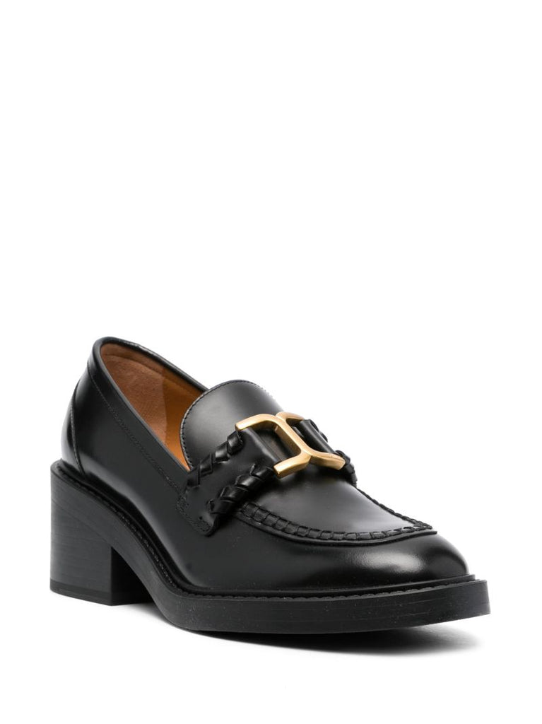 Black Marcie 60 Leather Loafers