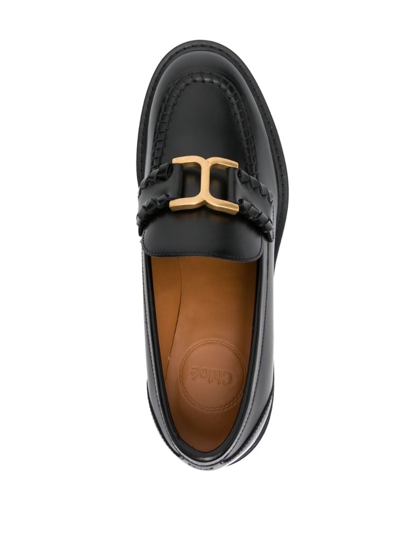 Black Marcie 60 Leather Loafers